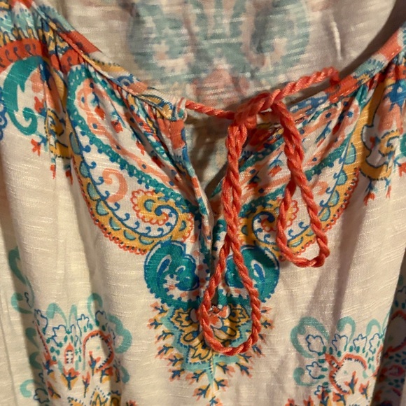 Ruby Rd. Multicolor Paisley Tunic Top - Picture 5 of 6